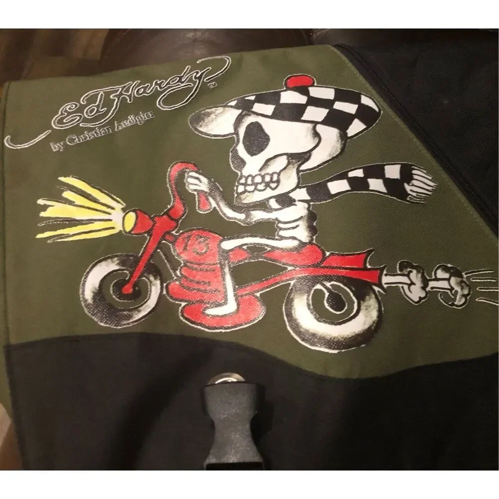 Ed Hardy original “Speedy Skeleton
